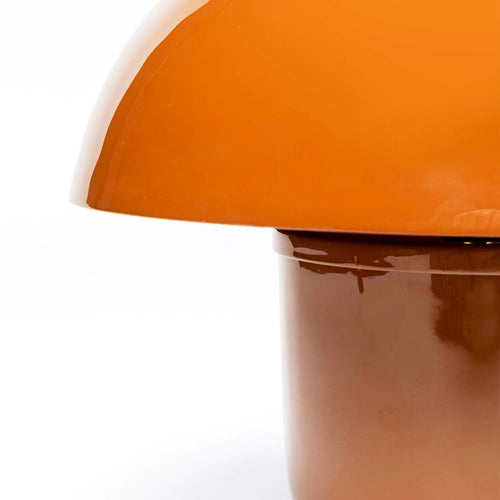 Kare Design Tafellamp Mushroom - 27cm - bruin