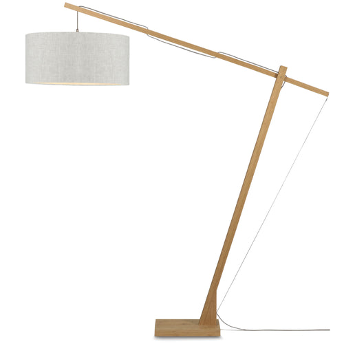 GOOD&MOJO vloerlamp Montblanc - bruin - 175x60x207cm - vtwonen shop