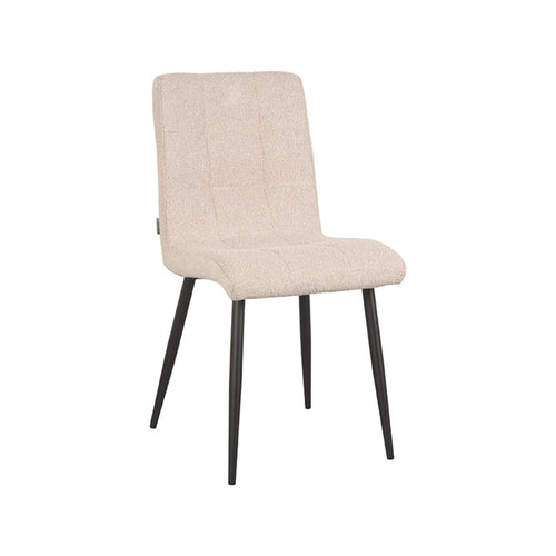 LABEL51 Eetkamerstoel Sam - Naturel - Zithoogte 46cm - Set van 2