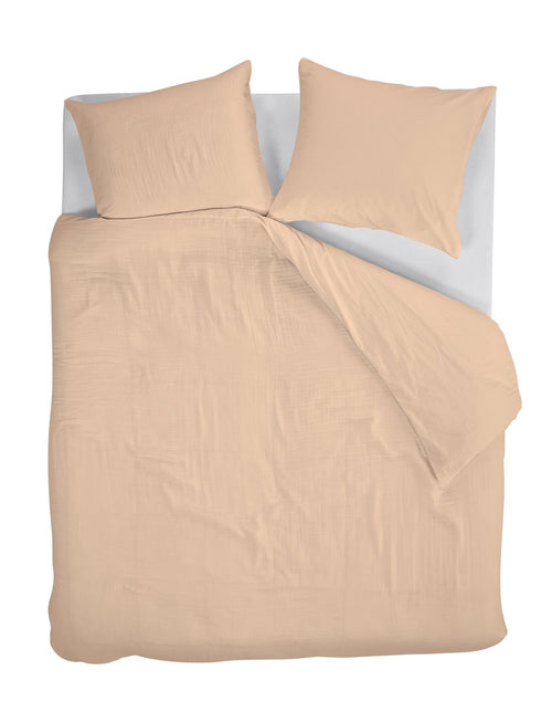 At Home by BeddingHouse dekbedovertrek Optimism - 200x200/220 cm - nude - vtwonen shop