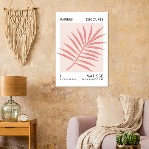 Artfulprints  Matisse – Floral reef taupe   poster A4 21x29.7 cm - vtwonen shop