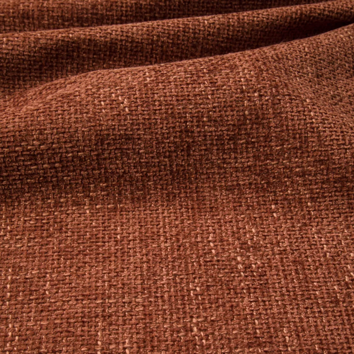 Sia Home - Rechte hoekbanken LIVIA - Fluweel weefsel - Terracotta - 274cm