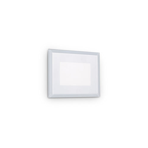 LED Buiten Inbouw Wandlamp Wit IP65, 3000K