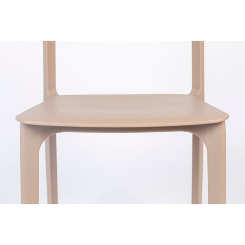 Housecraft Living Clive Tuinstoel/ Eetkamerstoelen Lichtbruin - Set van 4