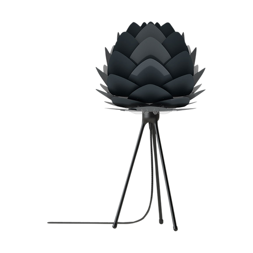 Umage Aluvia Mini tafellamp anthracite grey - met tripod zwart - Ø 40 cm - vtwonen shop