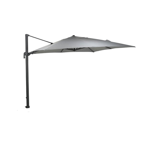 Garden Impressions zweefparasol Hawaii Big Pole licht grijs doek - 350x350 cm