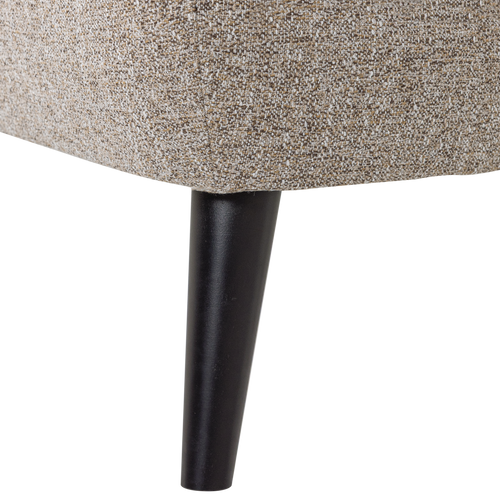 WOOOD fauteuil Rocco - Geweven Stof - Bruin Melange - 75x92x81