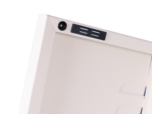 MaximaVida metalen kleding lockerkast Finn 90 x 50 x 185 cm ivoor - 4 schappen - vtwonen shop