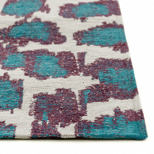 Lola&Moi vloerkleed Blue Duck - blauw -140x200cm - vtwonen shop