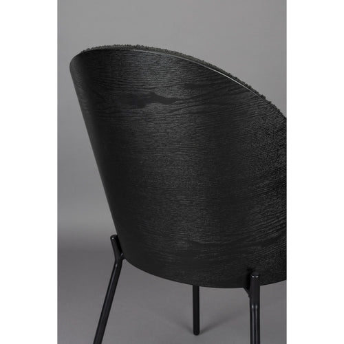 Dutchbone Rodin Eetkamerstoelen Zwart - Set van 2