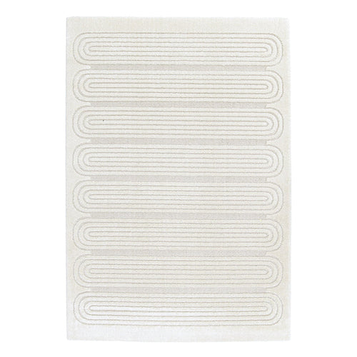 AFK Living vloerkleed Sinea - reliëfeffect - beige - 160 x 230 cm - vtwonen shop