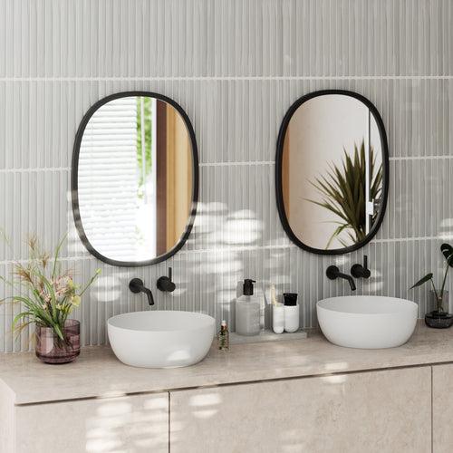 Umbra Hub ovale wandspiegel