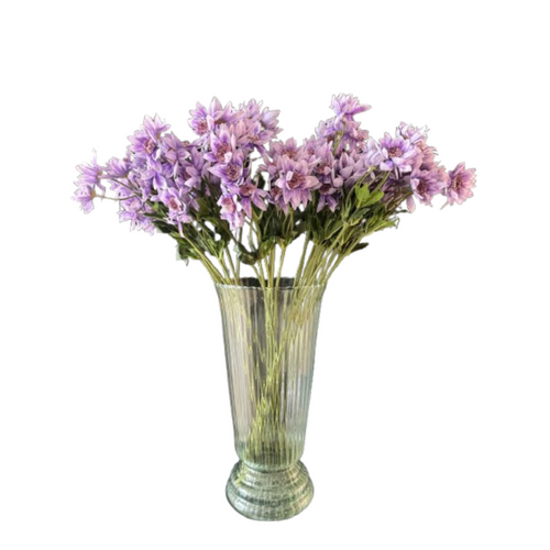 Flourify - Kunstbloem - Scabiosa - 66 cm - Bundel van 5 stuks