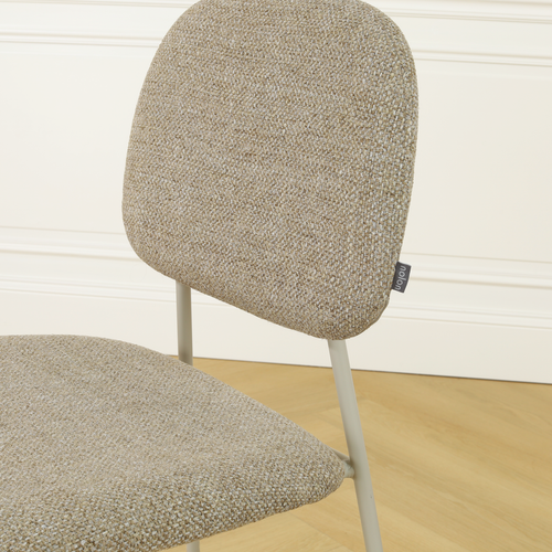 Nolon Jasmijn Eetkamerstoel  Taupe Melange - Grijsbeige - vtwonen shop