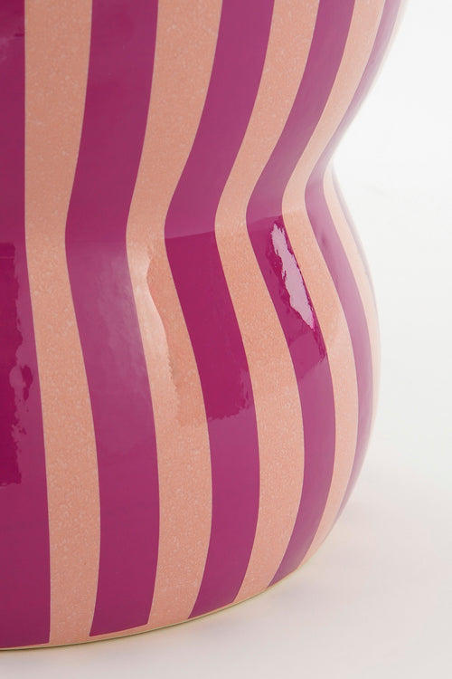 Mica Decorations  Skipper Bijzettafel - H44 x Ø32 cm - Keramiek - Paars - vtwonen shop