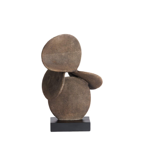 Light & Living ornament Axis - bruin - 28x19x45cm