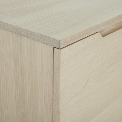 Furnhouse tv-meubel Kerteminde - Witte olie - MDF, eikenfineer - 45x160x53