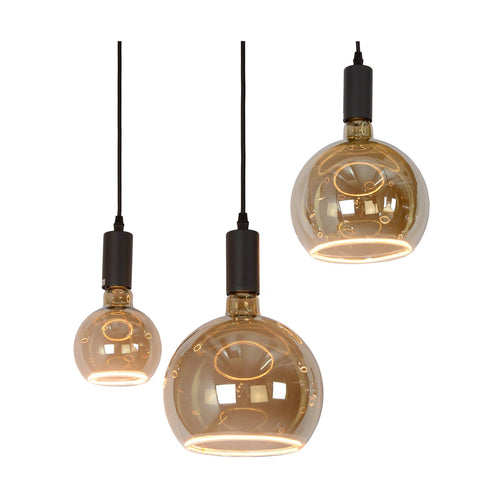 Atmooz hanglamp Hanoi - zwart - 110 x 31 x H 115 cm - E27