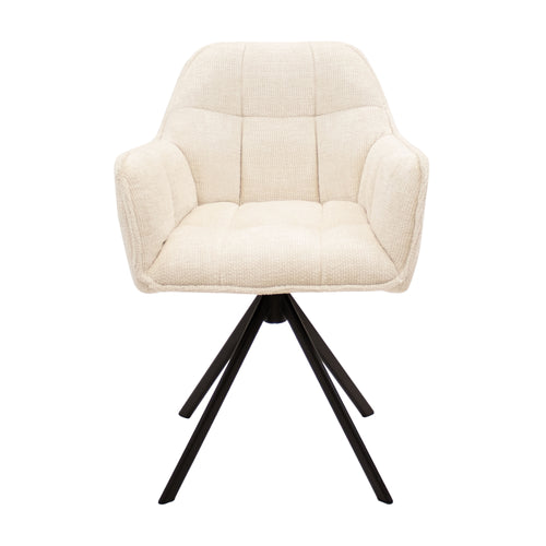 Kick draaistoel Luc - Crème - vtwonen shop