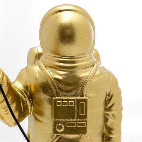 Kare Design Woonaccessoires astronaut goud ballon hart zwart