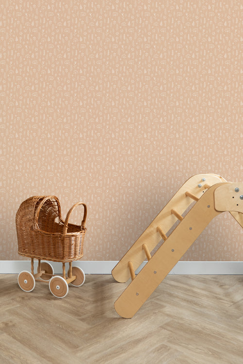 ESTAhome behang bloemmotief licht terracotta - 53 cm x 10.05 m - 139753 - vtwonen shop