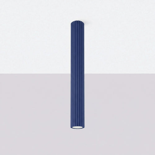 Sollux Lighting Plafondlamp KARBON 60 ultramarijn - 6,5x6,5x60cm