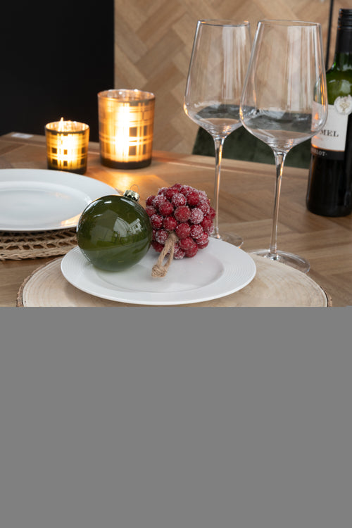 J-Line decoratief boomschors - schijf - hout - naturel - large