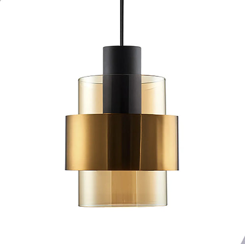 Freelight wandlamp Chiasso - 1 lichts - 22  x 40   cm - zwart goud