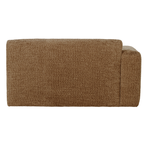 WOOOD 1,5-zits bank arm links Mojo Base - Wollig - Honinggeel - 74x145x97