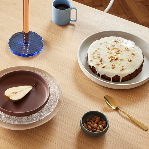 Hübsch borden Clay - keramiek - ø20xh4, ø31xh5cm - vtwonen shop