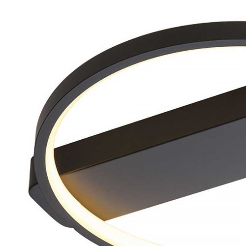 Freelight plafondlamp Cintura - 1 lichts - 40  x 5.5   cm - zwart - vtwonen shop