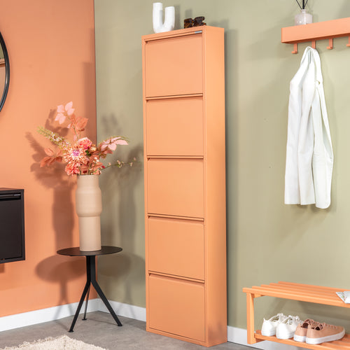 Spinder Design schoenenkast Billy 5 - Clay Terra - 10 paar schoenen - vtwonen shop