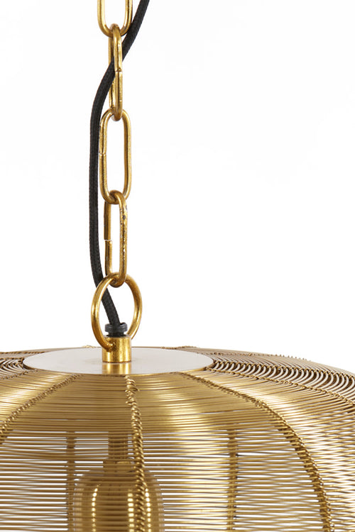 Light & Living hanglamp Adeta - goud - 31x31x37 cm