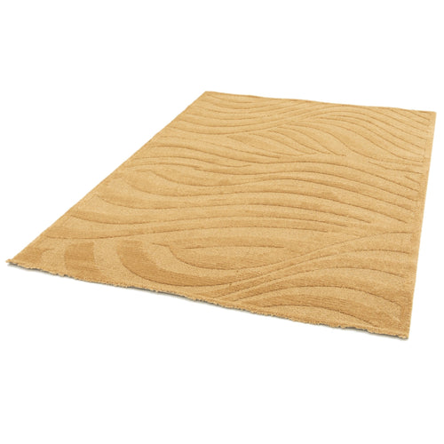 AFK Living vloerkleed Wave - reliëfeffect - kastanje - 160 x 230 cm - vtwonen shop