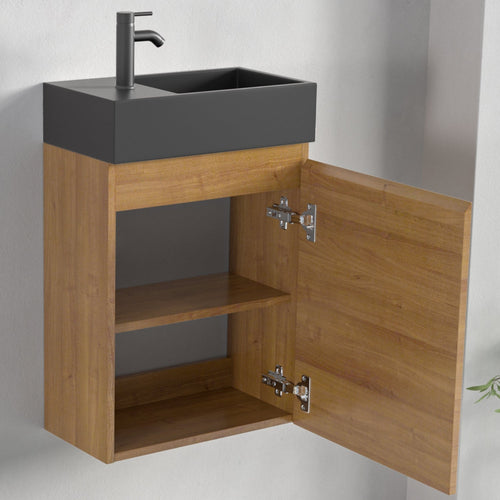 LOMAZOO toiletmeubel Malibu - warm eiken