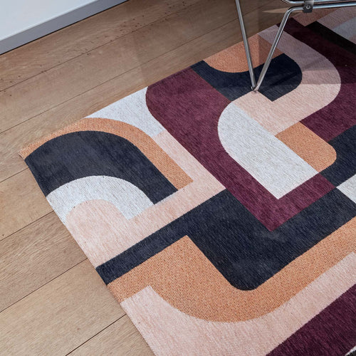 Louis De Poortere vloerkleed Pink Rohe - roze - 140x200cm - vtwonen shop