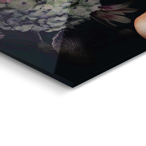 Reinders plexiglasschilderij Vrouw met bloemenhoed - 50x70cm