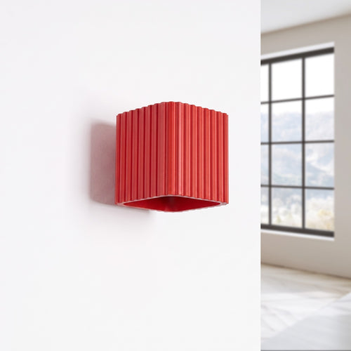 Sollux Lighting Wandlamp RIFF rood G9 - 10x12x10cm