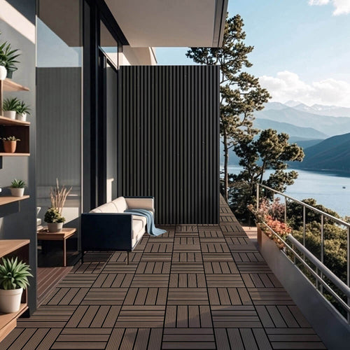 Home Deluxe WPC houttegels BAVARO donkerbruin 3m²