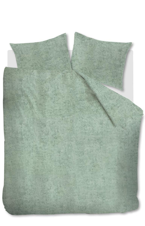 Beddinghouse Frost dekbedovertrek - Effen - Tweepersoons - 200x200/220 cm - Grijsgroen - vtwonen shop