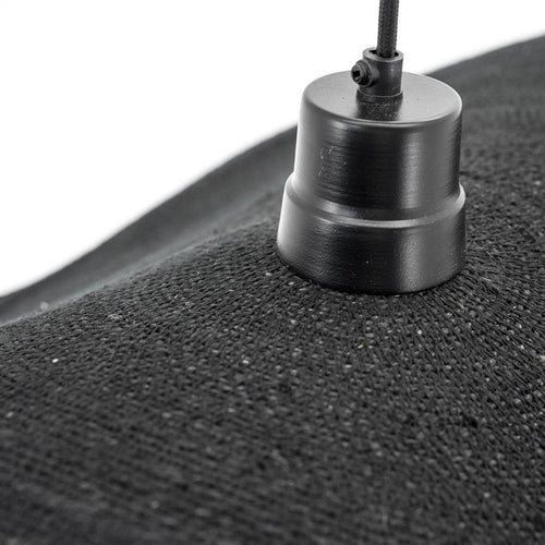 FurniLux Hanglamp Sola Small - Zwart - 60x60x7 - 60x60x7cm - vtwonen shop