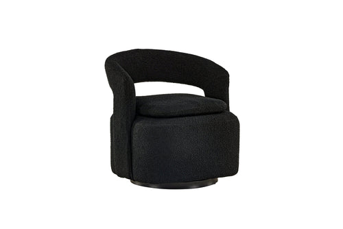 Rebellenclub Fauteuil Akando - Zwart bouclé - vtwonen shop