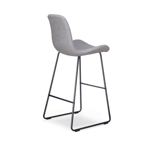 Nolon Nino-Fé Barkrukken Set van 2 - Lichtgrijs - Zwart - 75 cm - vtwonen shop