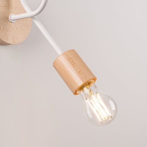 Sollux Lighting Wandlamp EMBER wit - 10x19x24cm