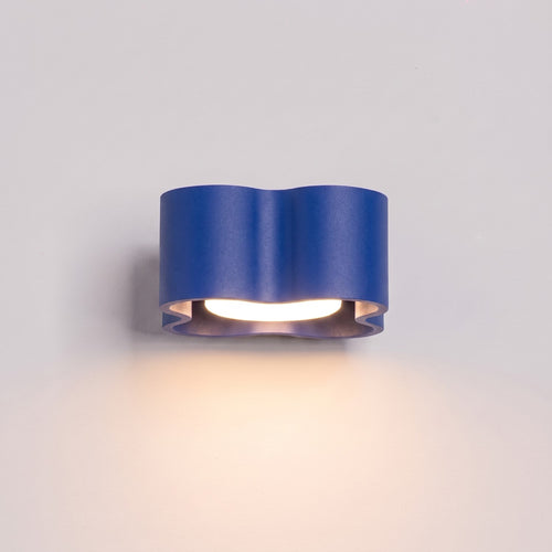 Sollux Lighting Wandlamp OVIO ultramarijn Gx53 - 12x14,5x6cm