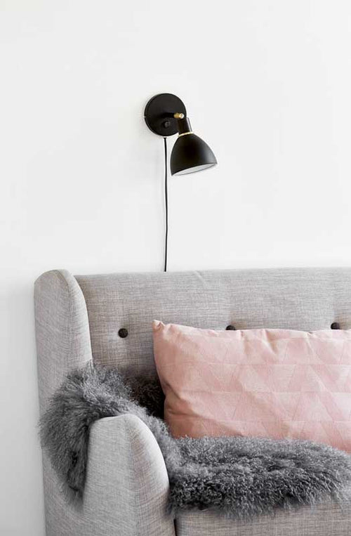 Nordlux Ray Wandlamp - E14 - Zwart