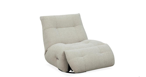 LABEL51 Fauteuil Relax & Recharge - Naturel Bouclé - Draaibaar