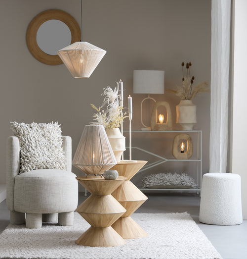 Light & Living spiegel PIEDRE - 71x4.5x71cm - bruin