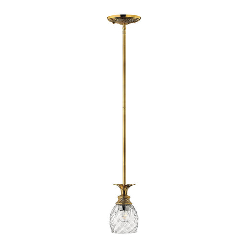 Plantation Hinkley 1 hanglamp gepolijst messing