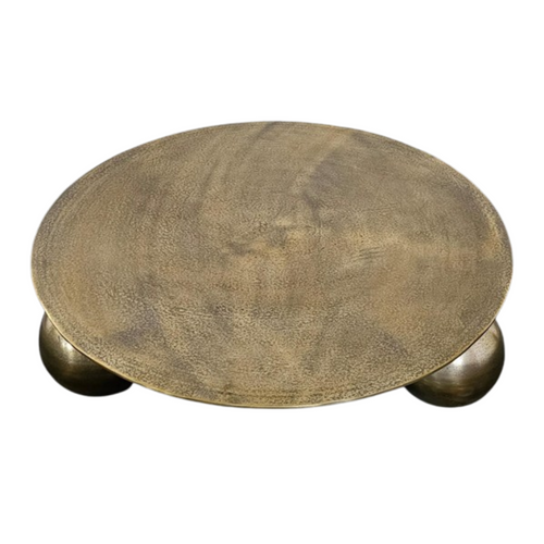 Starfurn  salontafel Ziva - goud - 90x90x23cm - vtwonen shop